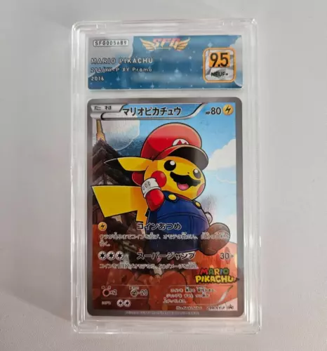 SFG 9.5 Pokemon Card Pikachu Pikachu Mario Ultra Rare 230527T 294/XY-P