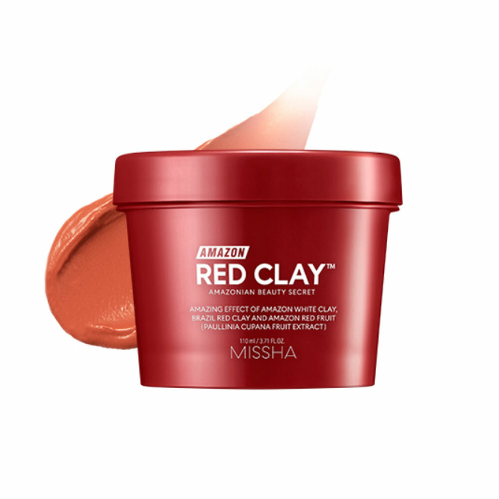 [MISSHA] Amazon Red Clay Pore Mask - 110ml / Free Gift