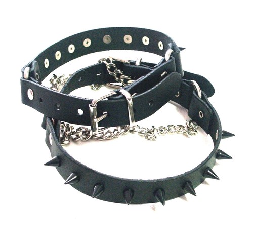Par de CORREAS PARA BOTAS DE CUERO-8 ESTILOS-liso-negro-marrón-bronceado-blanco-plateado/dorado tachuelas - Imagen 7 de 11