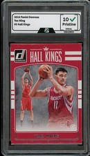 2016 Panini Donurss #3 Yao Ming GRADED 10 GEM MINT Card Houston Rockets HOF