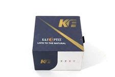 K&F Coptee ZF-M611 CIC Rechargeable Hearing Aids Brown New Open Box OTC