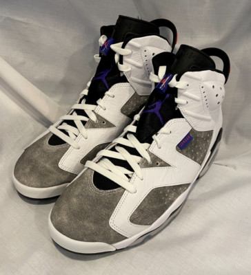Air Jordan 6 Retro LTR Flight Nostalgia Mens 12 White Dark Concord CI3125 100