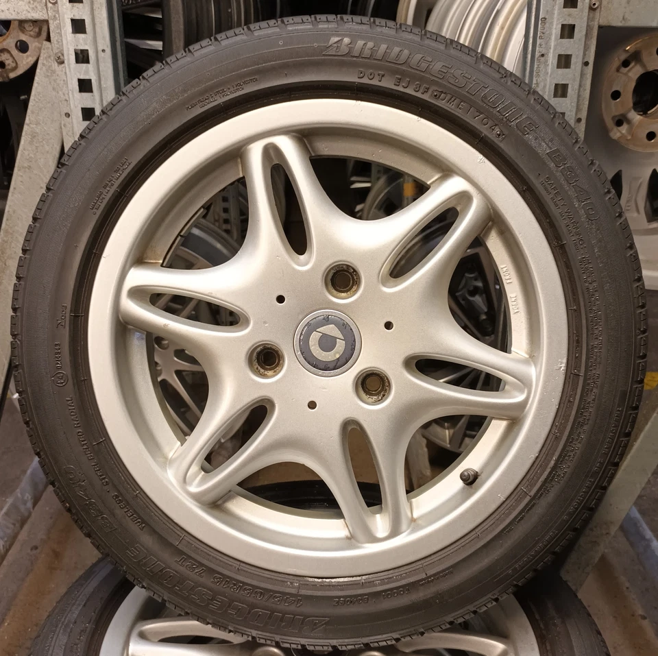 4 Orig Smart Sommerräder 145/65 R15 72T 450 ForTwo Coupe Cabrio 0006953 V001 322 - Bild 2 von 4