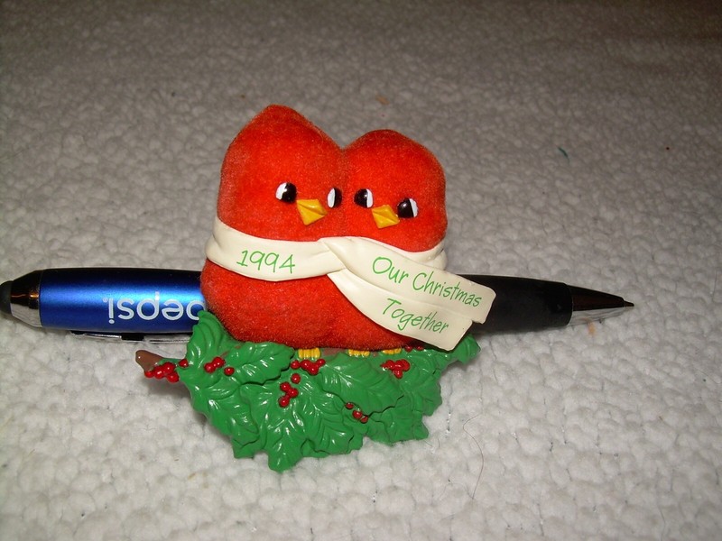 Hallmark Keepsake 1994 Our Christmas Together Ornament Red Birds
