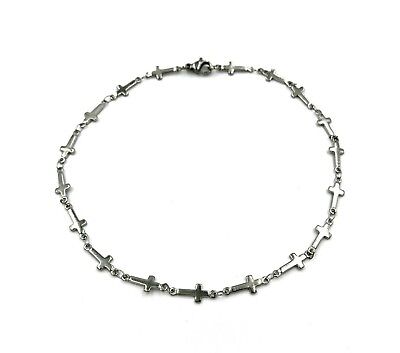 3.6mm Anklet bracelet Ankle Stainless Steel S shaped Link Chain C140 