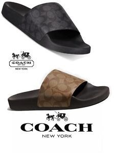 coach men's slide sandals