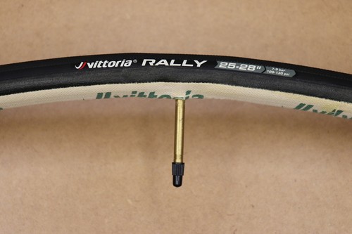 Vittoria Rally Tubular Tires 700x23, 25 Black or Tan Add Mastik One Tubular Glue - Picture 9 of 9