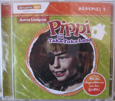 Hörspiel-CD ''Pippi Langstrumpf: Pippi in Taka-Tuka-Land'' / Nr. 3 / 6+J.