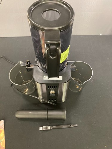 Canoly JE-60 Silver/Black 350W DC Motor Corded Electric Masticating Juicer - Picture 2 of 18
