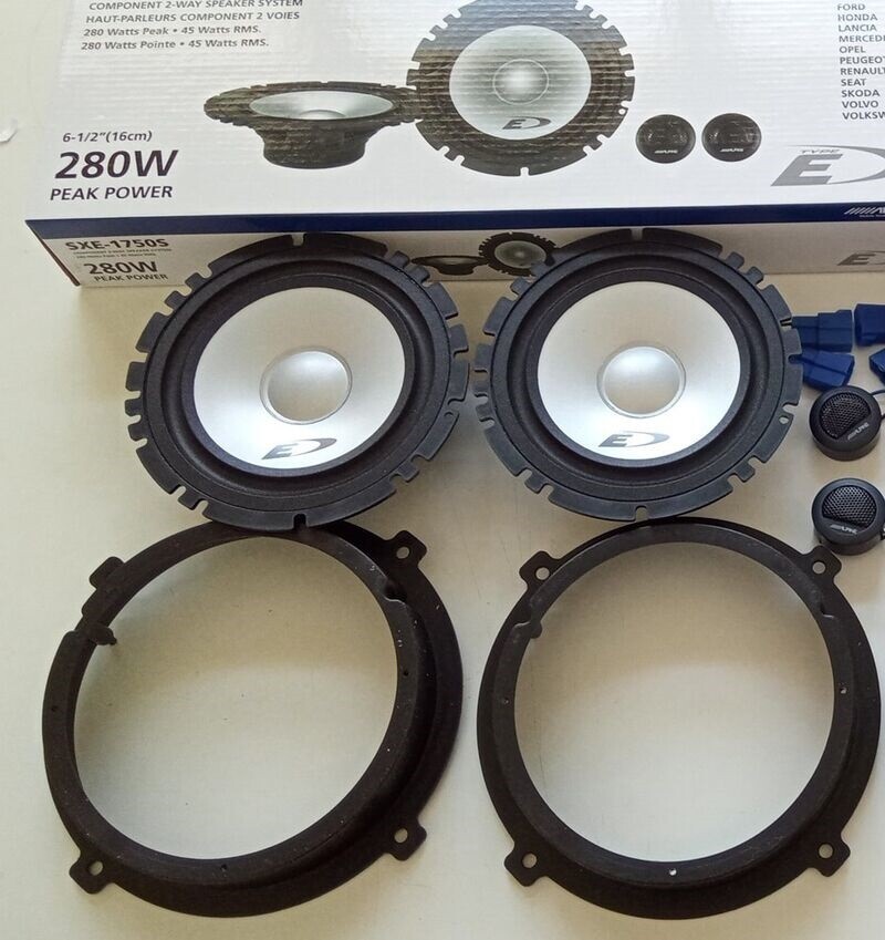 Upgrade Audio Alpine per Kia Soul Anteriori | 280W Power Kit 4 Casse