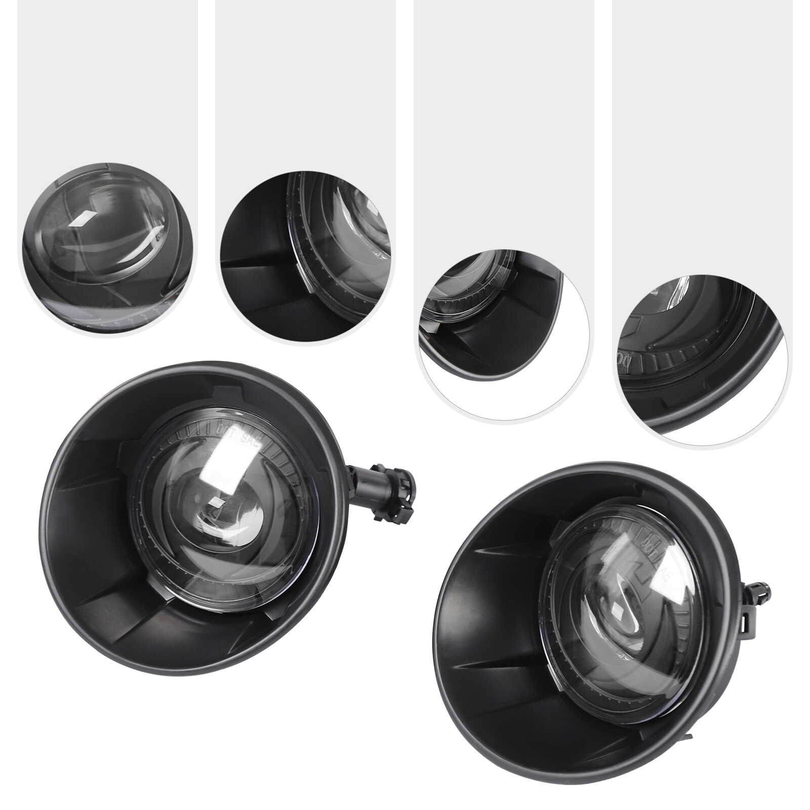 Pair LED Fog Light Lamps for 2010 2011 2012 2013 Chevrolet Camaro Left and Right