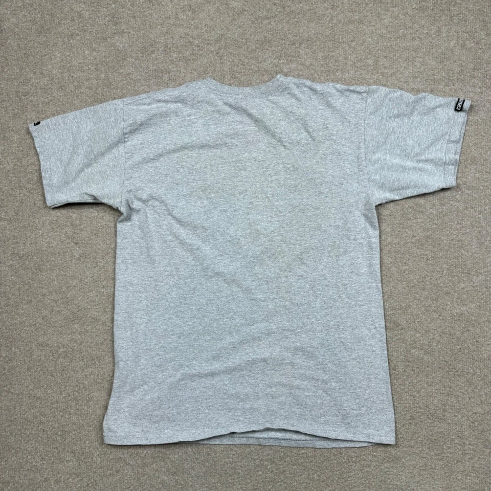 Camiseta gráfica Crooks And Castles para hombre talla M gris manga corta ropa de calle camiseta Foto 3 de 4