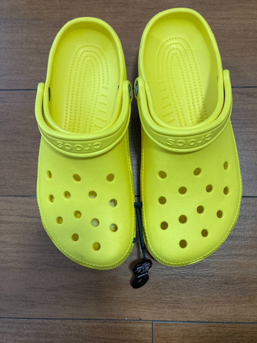Crocs Coast Clog LEMON YELLOW Unisex Male 7 Women 9 Amazon.com: Crocs 206990-76M-C4 Classic Clog T Ady Acidity  main image 2