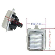 2Pcs SMD Car License Plate Light for Mercedes-Benz W204 W212 C207 C216 W221