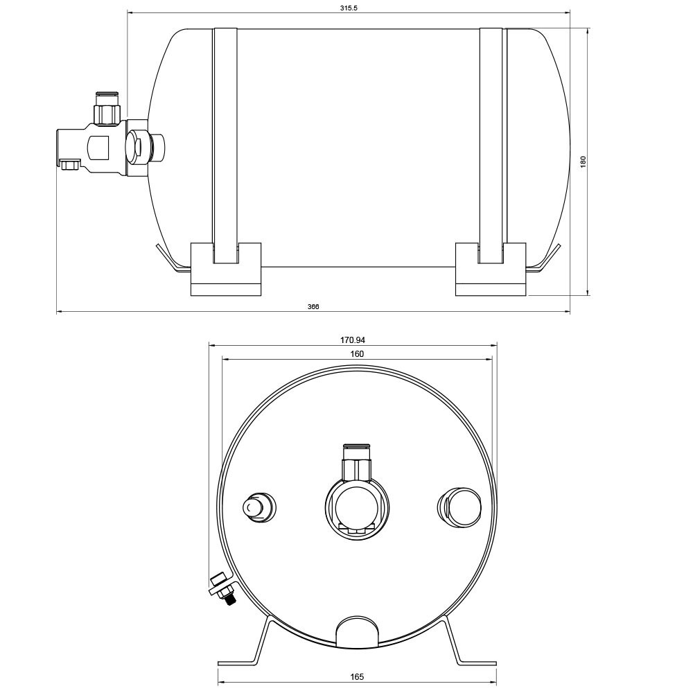 FEV 4L ELECTRIC PLUMBEDIN FOAM FIA RACE CAR FIRE EXTINGUISHER KIT F