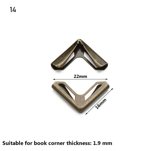 Menus Photo Albums Metal Corners Scrapbook Accessories Book Corner Protector - Picture 15 of 31