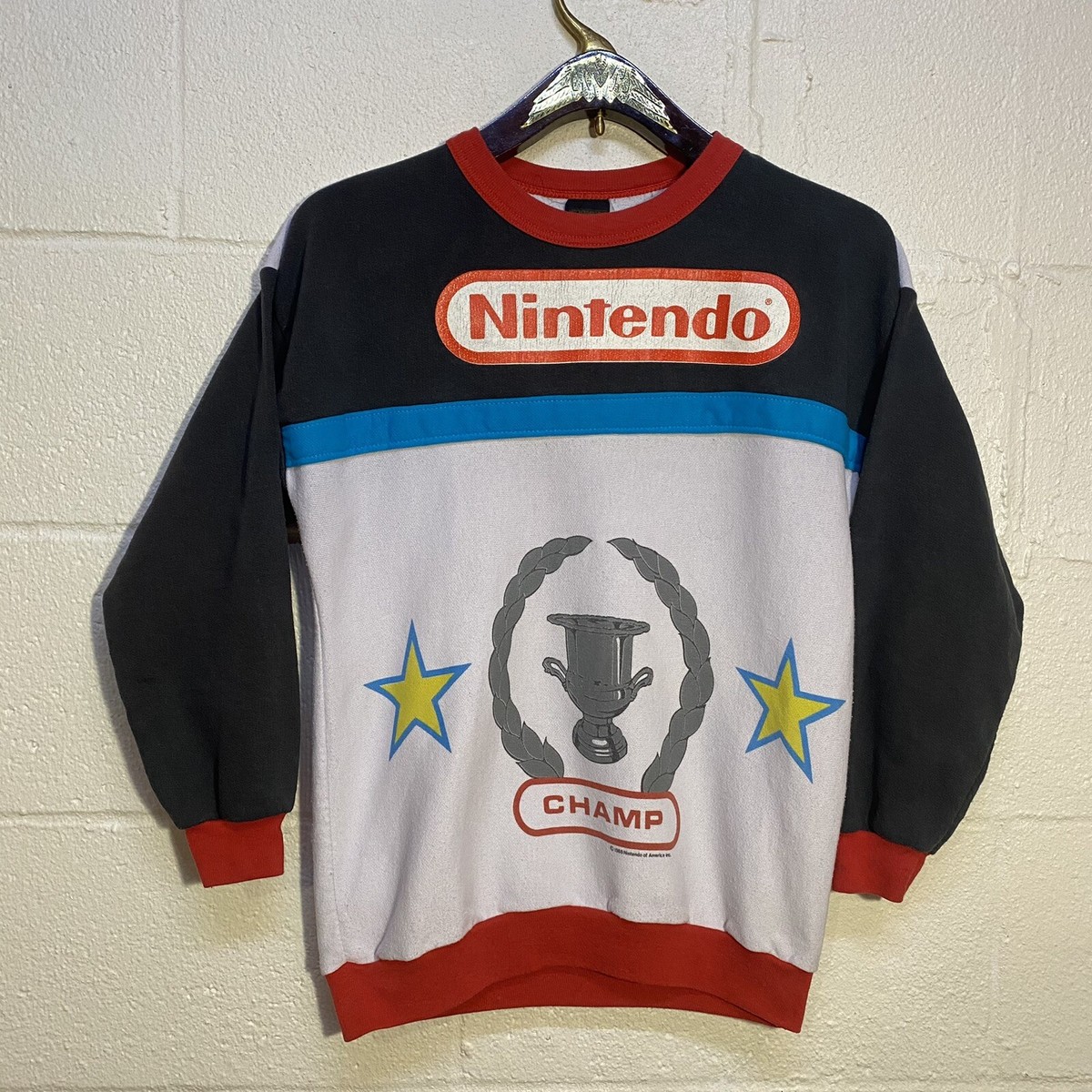 Vtg 1988 Nintendo Tournament Champ Sweatshirt Sz Youth 14 Rare | eBay