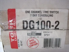 NEW TORK DIGITAL DG100-2 ONE CHANNEL TIME SWITCH DG10024