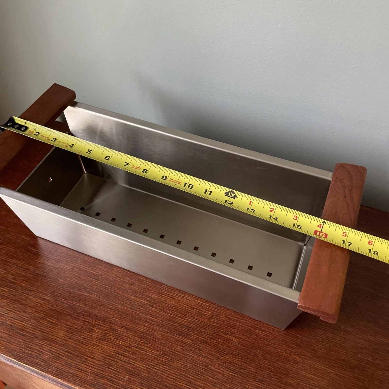 Ruvati Workstation Sink Colander Replacement 17" Stainless with Wood Handles
Opens in a new window o
