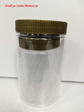Pallet 1440 units 8oz  4oz Food Grade PET 1 Clear Plastic Jars  Screw Lids