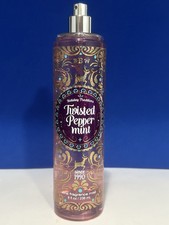 Original Bath  Body Works TWISTED PEPPERMINT Fine Fragrance Body Mist 8 oz