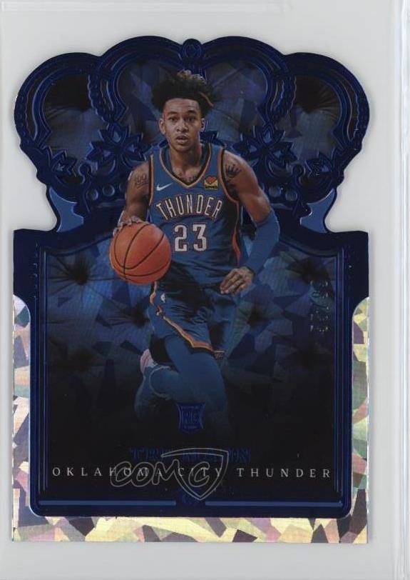 2021-22 Panini Crown Royale Blue Crystal 55/99 Tre Mann #33 Rookie RC l9q