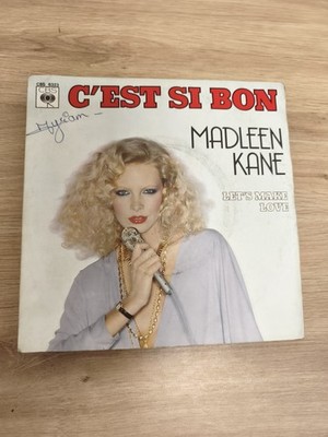 Vinyl 45 Runden Madleen Kane C est Si Bon / Let s Make Love Tasche CBS 6323