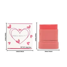 Pocket Dewy Glow Blush Stick Creamy Hydrating Highlighter Cheek Tint (Set of 6)