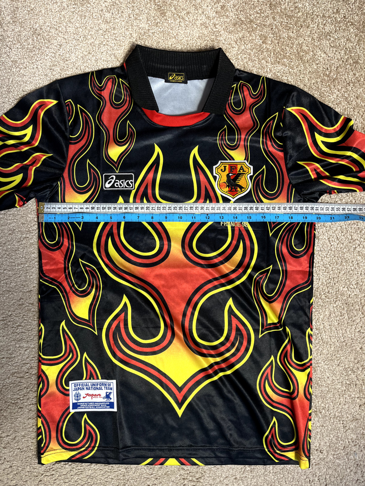 JAPAN TEAM Jersey Size MEDIUM 1998 1999 GOALKEEPER Shirt Soccer Football thumbnail 7