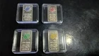 Silver Bars x 4 (1oz total) (4 x 1/4 oz)  Maple Silver 0.999 Bar