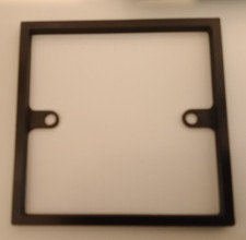 1- GANG Socket Switch Spacer 5mm / SINGLE X 4  BLACK Back Box Extenders