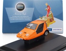 MODELLINO AUTO STATICO OXFORD BOND BUG ARANCIO MODELLISMO SCALA 1/76