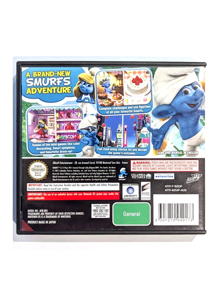 The Smurfs Nintendo DS Complete with Manual NDS PAL - Image 2 of 4