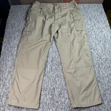 5.11 Tactical Pants Men 40x32 Beige Khaki Cargo Workwear EMT Ripstop 74273