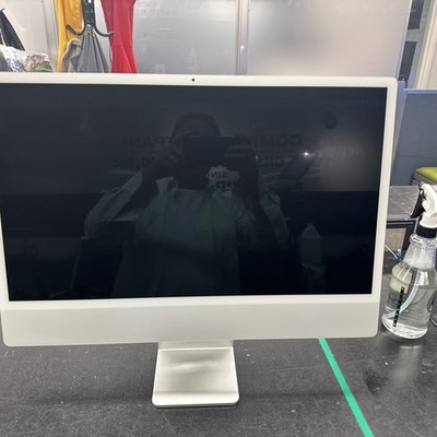 2021 iMac 24'' MJV93LLA A2439 M1 7GPU 3.2 Ghz 8GB RAM 256GB SSD -LOCKED-Screen