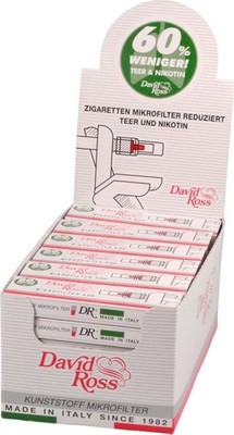 David Ross Minifilter 8mm - Zigarettenfilteraufsatz mit Microfiltern Filter