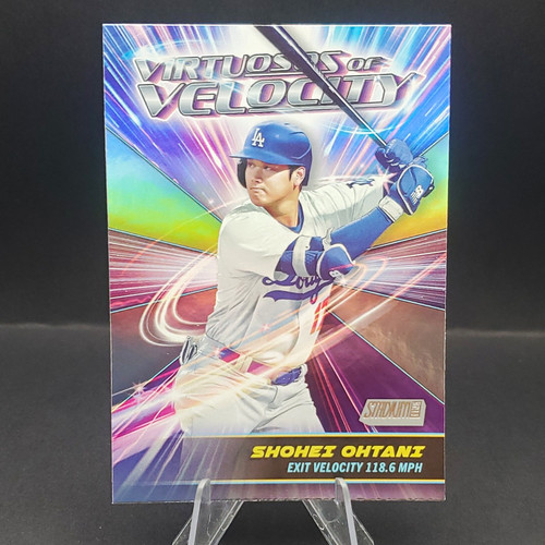 Topps 2024 Stadium Club Virtuosos of Velocity Insert Shohei Ohtani Dodgers #VV-5