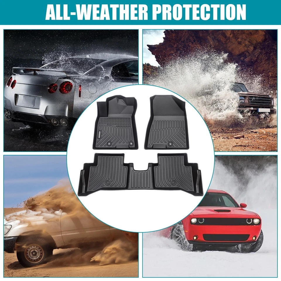 Floor Mats Liner for Kia Niro 2017-2022 Plug-in Hybrid TPE All-Weather 4x Foto 2 de 4