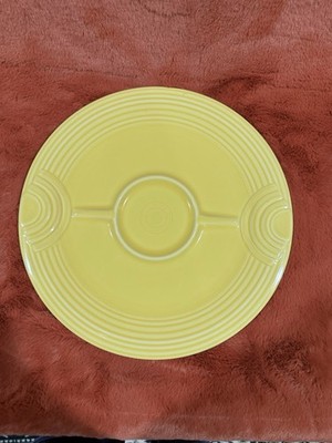 Homer Laughlin Fiestaware Hostess Platter  Yellow