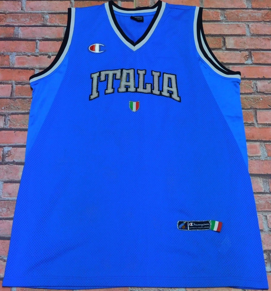 ITALIE BASKET MAILLOT CANOTTA Taille XXL - Photo 1/2