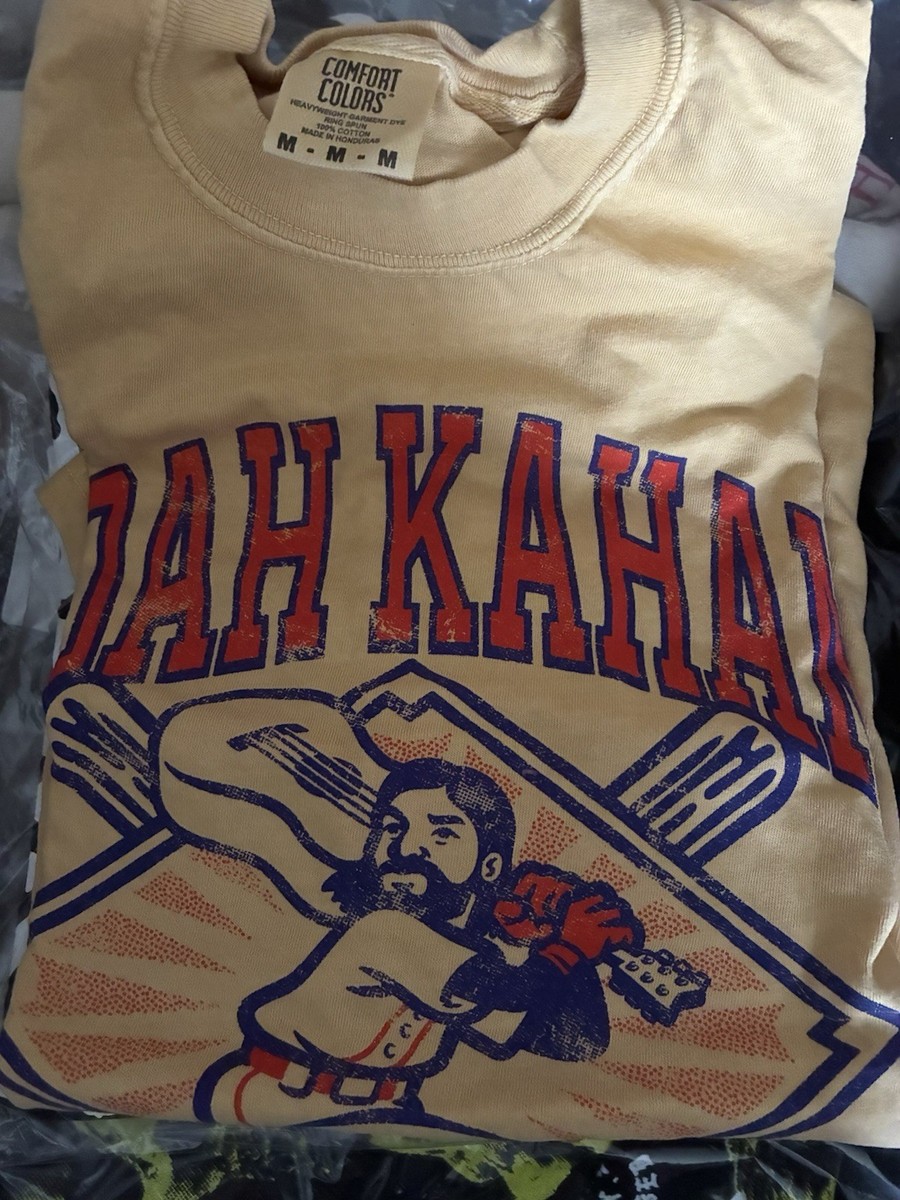 Noah Kahan Fenway Park Shirt Medium New Yellow Official Shirt | eBay