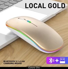 Gold Color Bluetooth Mouse