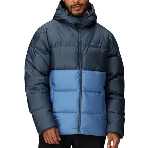M16229 MARMOT MEN'S GUIDES DOWN 2.0 HOODY THUNDERHEAD/RAIN CLOUD LARGE