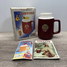 VTG Swank Glacier Ware Slush N Stein Slush Mug Frozen Drink Cocktail Maker MCM