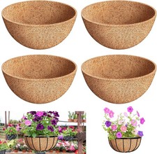 Round Hanging Basket Liner Natural Coconut Coir Liners Basket Replacement Liner