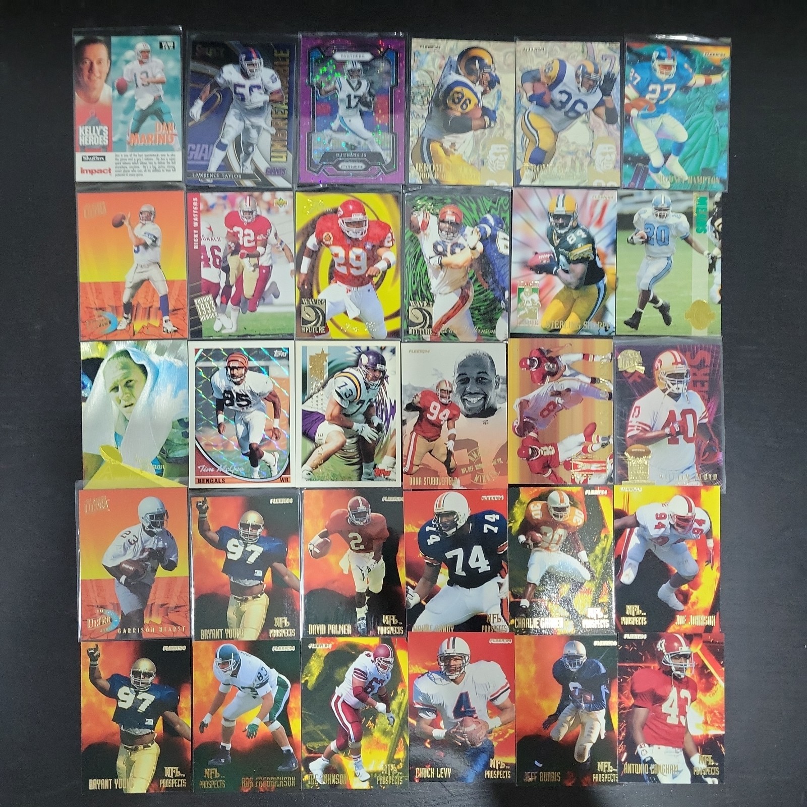 Drake Maye Rookie Brock Purdy Huge Lot Tom Brady Patrick Mahomes Auto prizm rc view 7