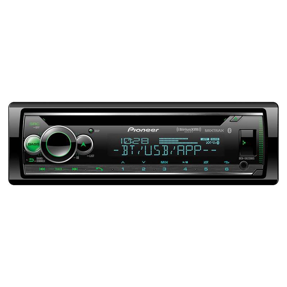 Pioneer DEH-S6220BS CD - Built-in Bluetooth, Color Customiza