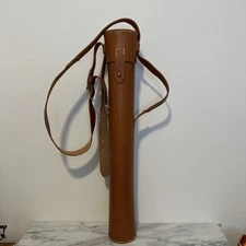 Traditional Arrow Quivers Archery Arrow Holder Back Hunting Quiver Tan 23” H EXC