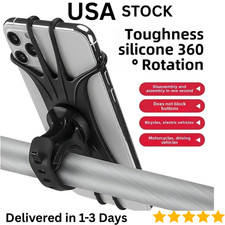 Silicone Bike Bicycle Handlebar Stand Mount Holder For Mobile Cell Phone GPS New