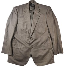 Brooks Brothers Blazer Mens 45R Gray Golden Fleece Wool Hand Tailored Two Button